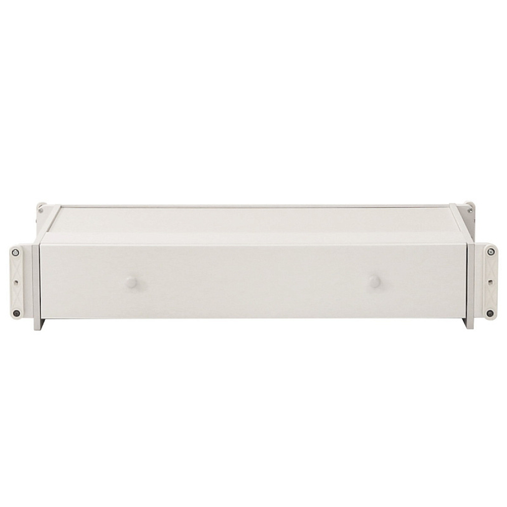 Кровать Antemi Mari 120х60 с ящиком Ник 14 б/д Белый/Дерево + НиК 16 б Белый