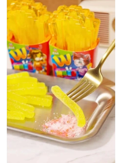 Жевательный мармелад Картофель Фри с шипучкой 65 г * 12 шт