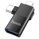 UA17 iP male/Type-C male to USB female two-in-one adapter