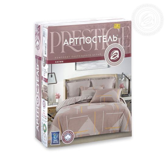 Евро комплект постельного белья Илария сатин