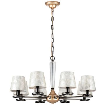 Люстра подвесная 707081 черный/золото Perla Lightstar