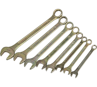 STAYER 8 шт, 12 - 27 мм, набор комбинированных гаечных ключей (27094-H8)