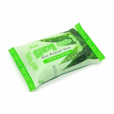 Rose Aloe Peeling Soap, Мыло-пилинг с экстрактом алоэ,150 гр (до 18.08.26)
