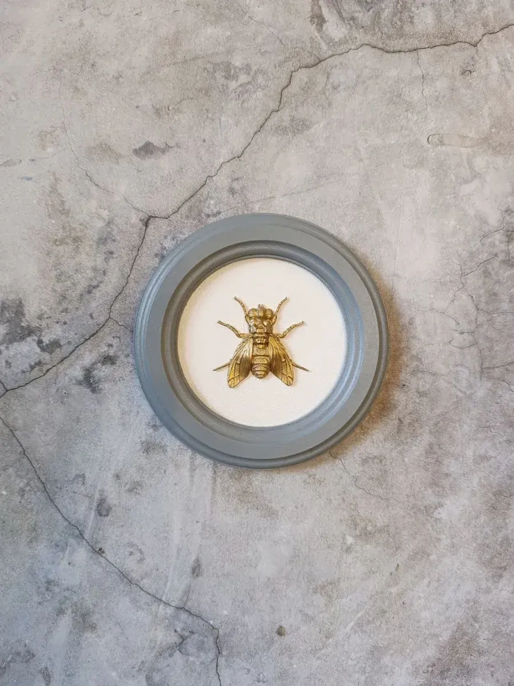 Панно 18 см. насекомые на стену для интерьера Муха