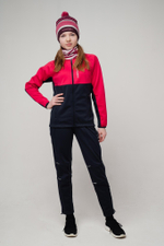 Куртка разминочная NORDSKI PREMIUM Pink/Blueberry, детская, NSJ482951