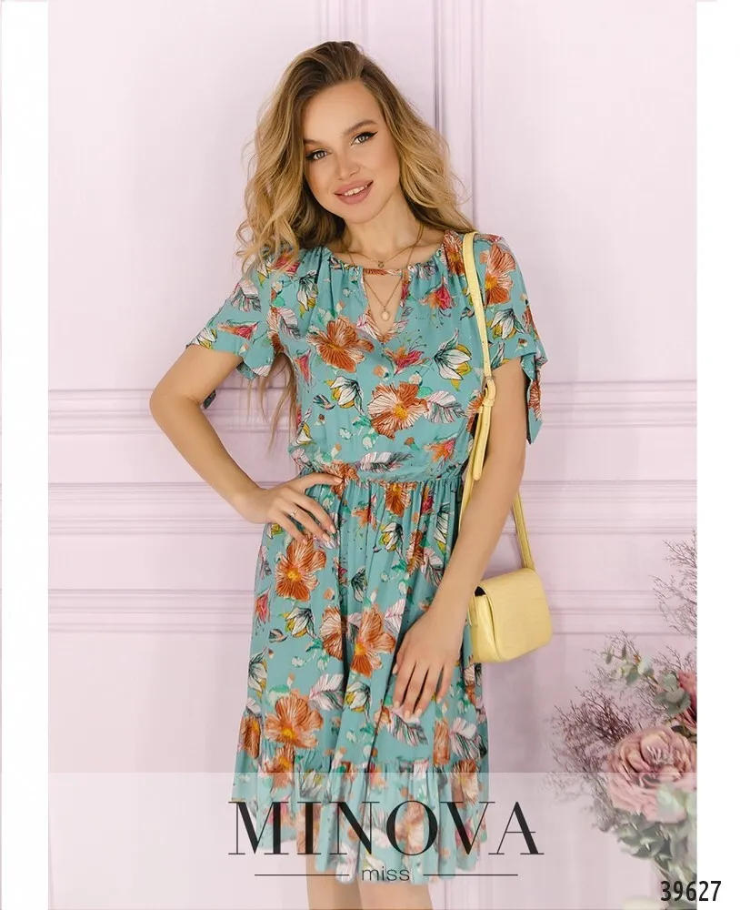 Платье 2004-мятный Minova