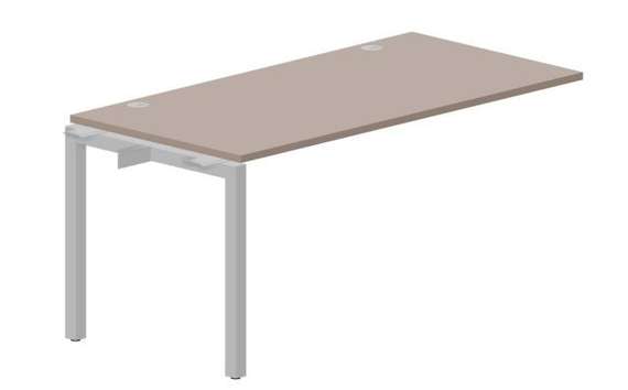 стол Polo 1580х780х750мм (2 громмета) - приставной элемент