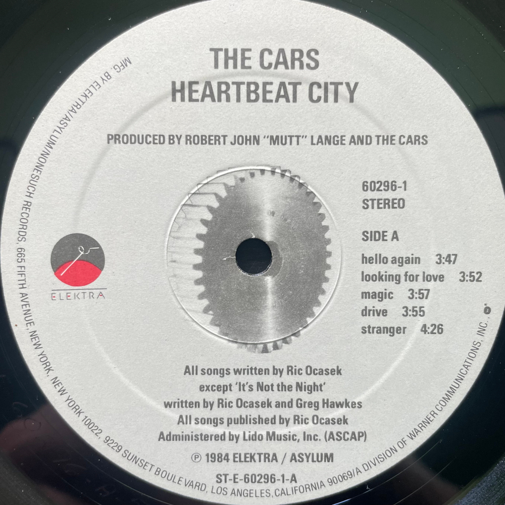 The Cars ‎– Heartbeat City (США 1984г.)