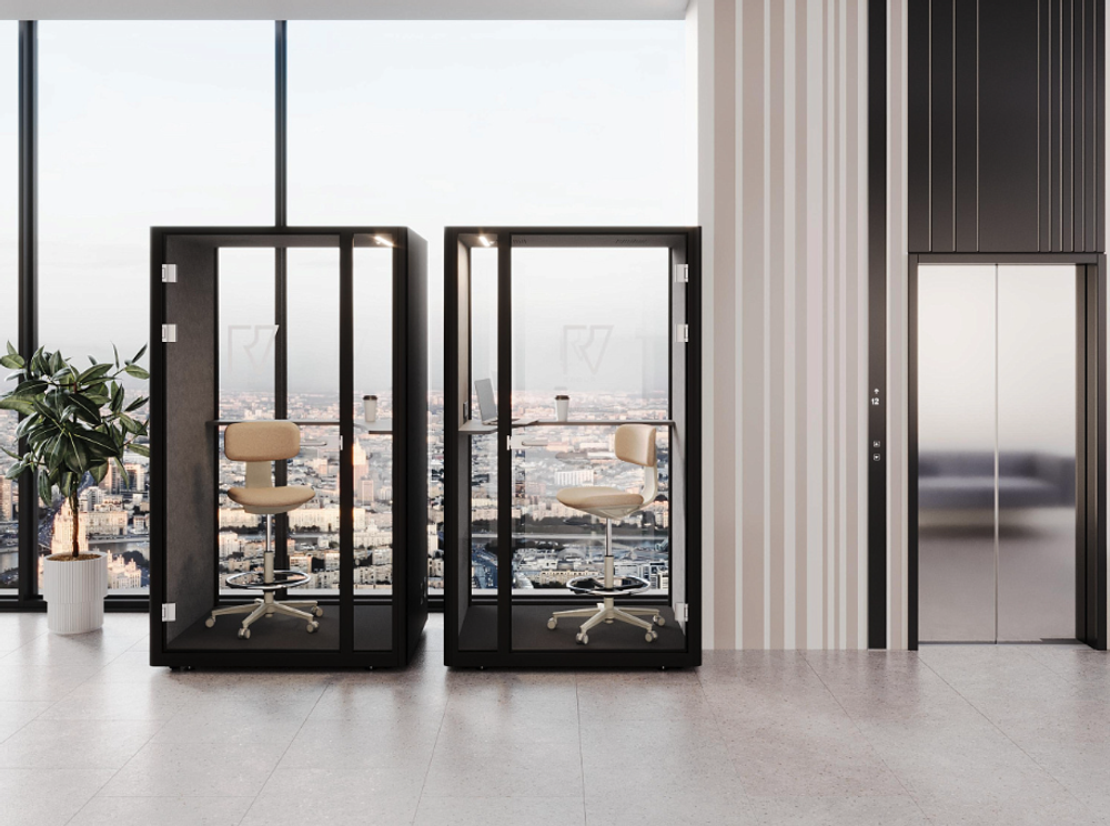 Акустическая кабинка СаундКуб з/с-глухая SDC-1.2-WA