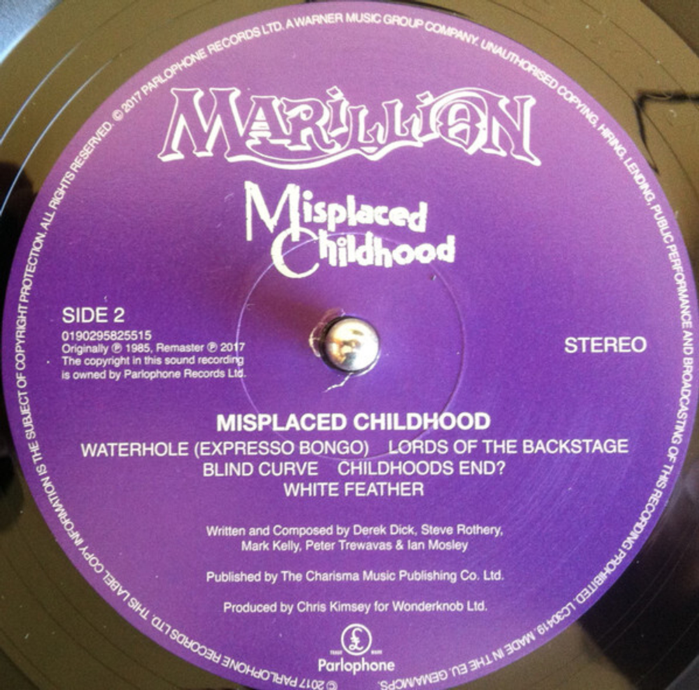 Marillion / Misplaced Childhood (Deluxe Edition)(4LP)