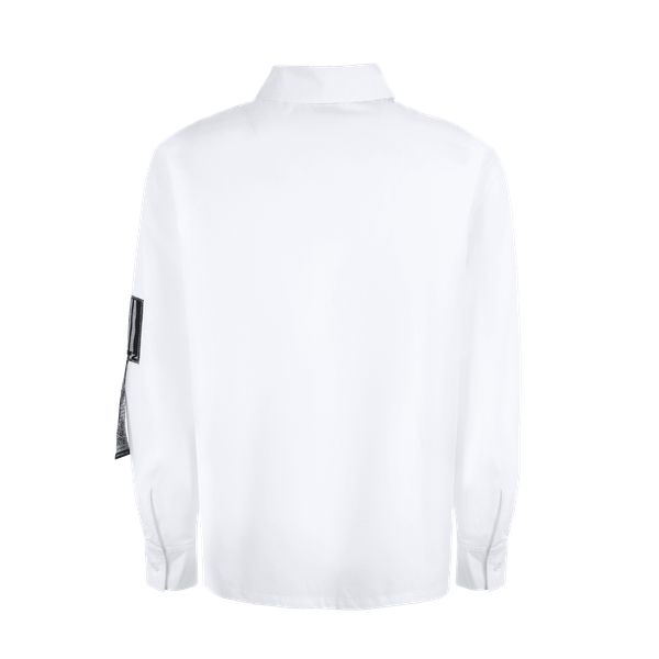 Рубашка Desk Jockey Oversize Cotton белая - фото 7