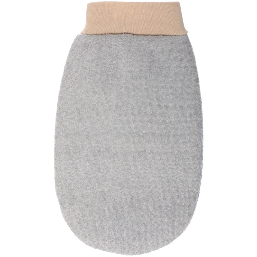 Мочалка-варежка для тела детская «MIR KRASOK», космонавт Джоник, цвет как на фото, 23*15см, (ZIP пакет)