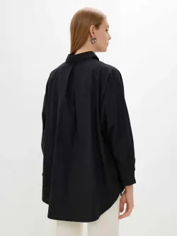 Рубашка  оверсайз  длинная