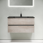 Тумба подвесная под раковину Sancos Urban, дуб галифакс натуральный 890х450х550