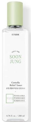 Тонер для чувствительной кожи с центеллой Etude House Soon Jung Centella Relief Toner 200 мл
