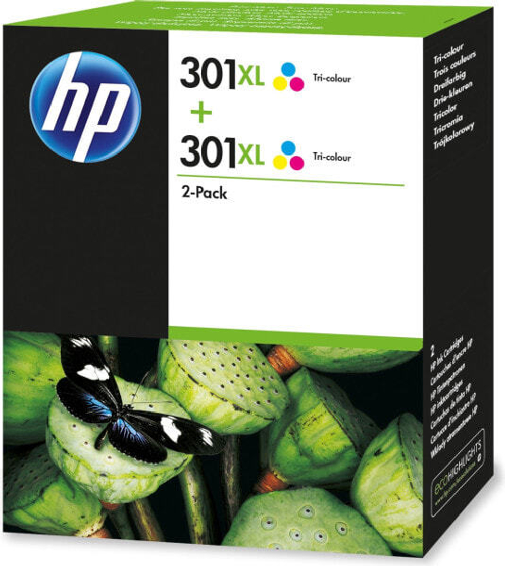 Струйный картридж голубой, пурпурный, желтый HP 301XL
