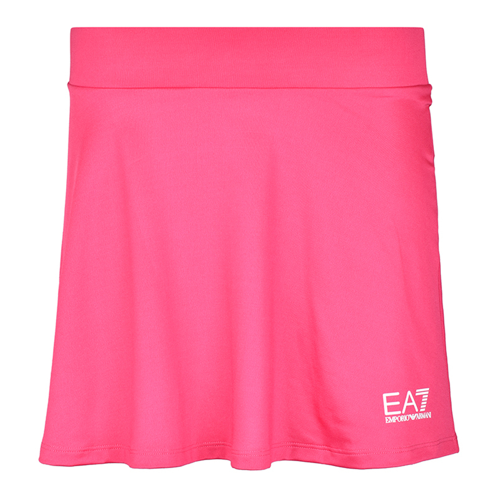 Теннисная юбка EA7 Woman Jersey Miniskirt - Pink