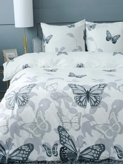 Постельное белье Евро «Жанет» креп «Павлина», 7578 Энея