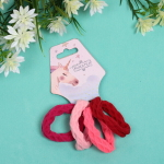 Резинки для волос детские 4шт «Your Paradise», перелив, микс 6 цветов, d-4см (подвес Единорожек)