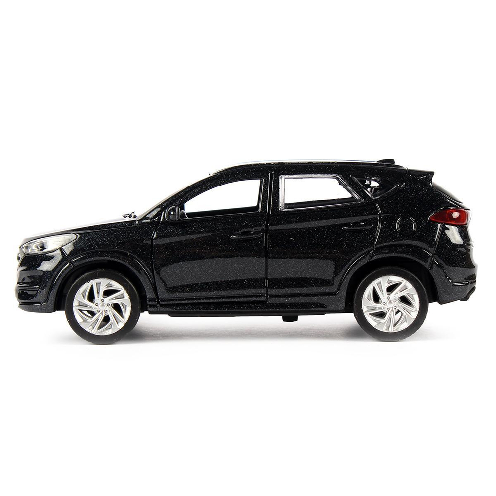 Модель ин. мет. "Hyundai Tucson" 12см, двери, багаж. черный, коробка TUCSON-12-BK (Технопарк)