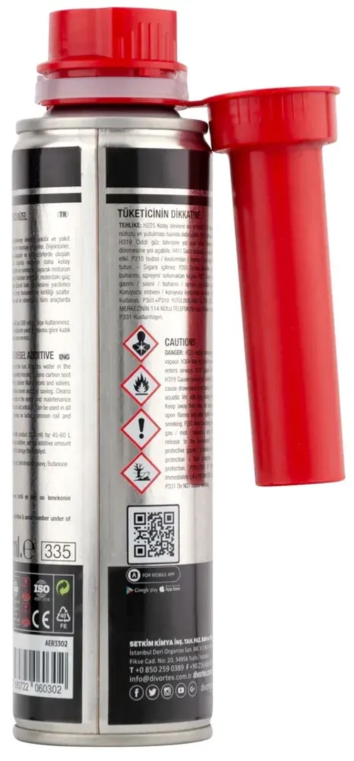 Присадка для дизельных двигателей DVX (300мл) усиленная