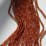 Сердолик натуральный, 3мм, шар, микроогранка