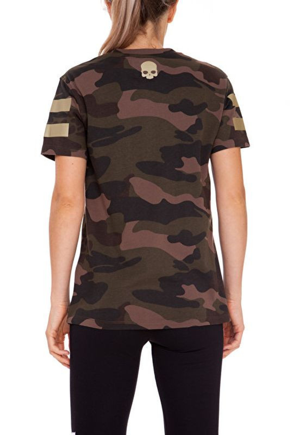 Женская футболка теннисная Hydrogen Do It Better T-Shirt Woman - camouflage