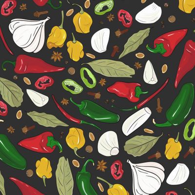 перцы и специи