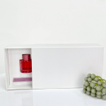 Бокс белый с красным наполнением