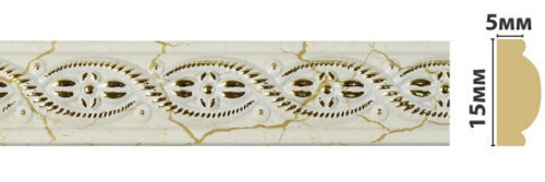 Профиль интерьерный Полистирол Грейс 15х5 2,4м Милан