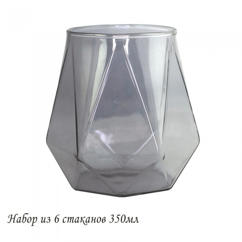 Набор из 6 стаканов 350 мл в под уп стекло 160-270