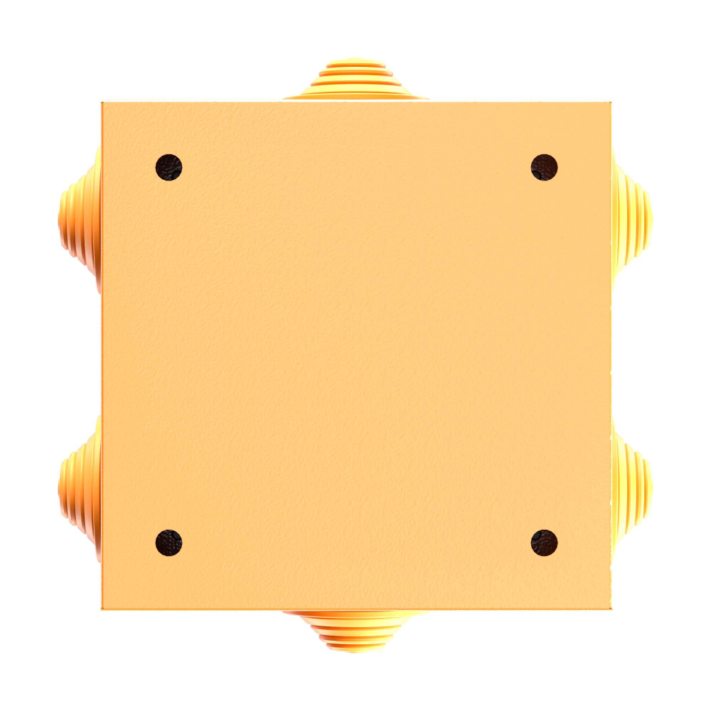 Коробка стальная FS с кабельными вводами и клеммниками, IP55, 150х150х80 мм, 4р, 450V, 32A, 10 мм2, нерж.контакт