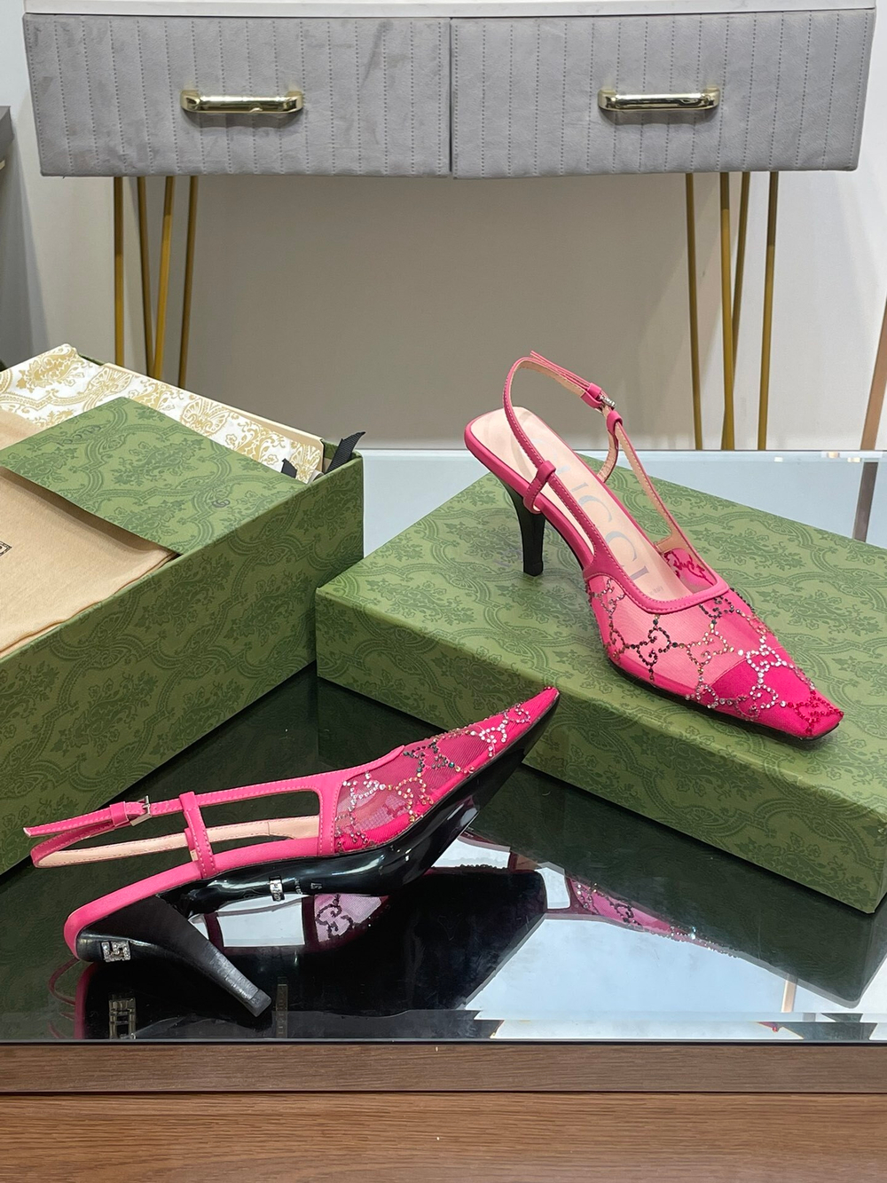 Gucci GG Slingback Pump 7.5 cm