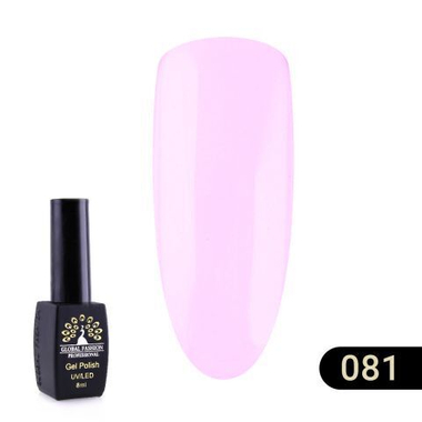 Гель лак BLACK ELITE 081, Global Fashion 8 мл