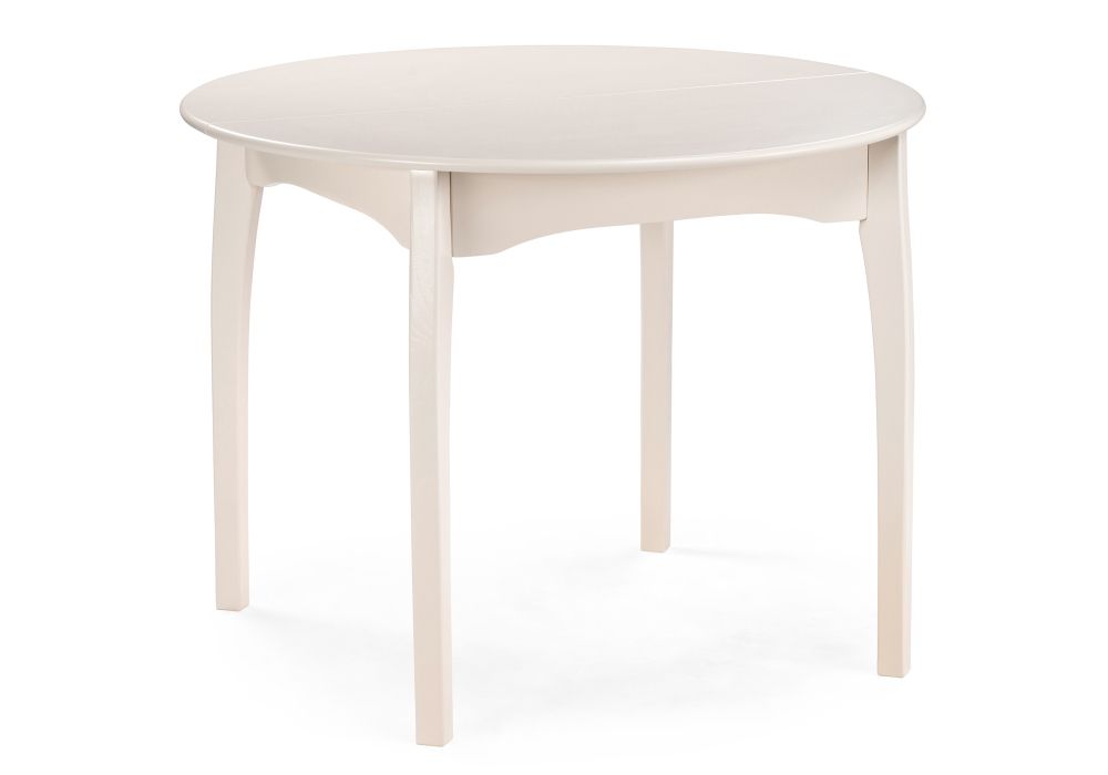 Деревянный стол Распи 100(130)х100х76 беж