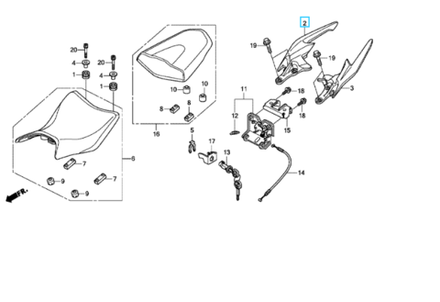 50315-KPP-T00ZA. GRIP, R. RR. *NH303M*