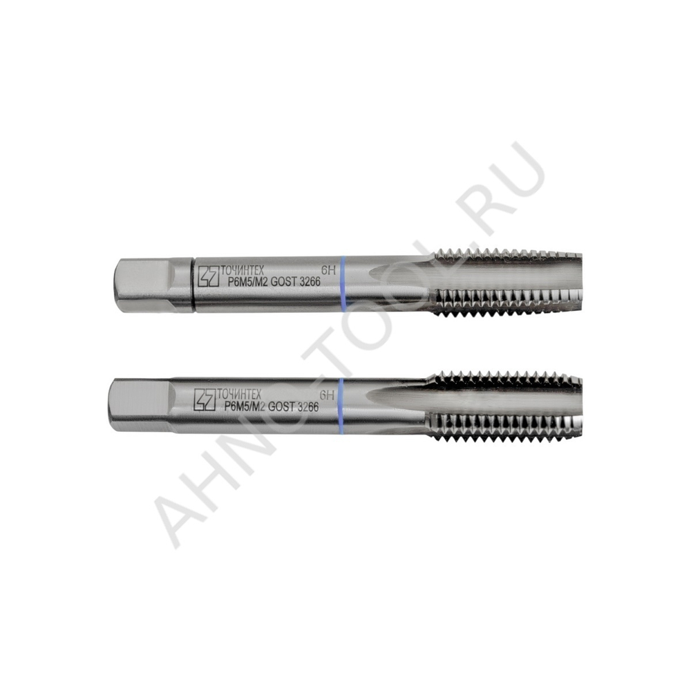Метчик м/р М12х1,25 Р6М5(М2) ГОСТ 3266-81 к-т 2 шт. с прох. хв. ТОЧИНТЕХ