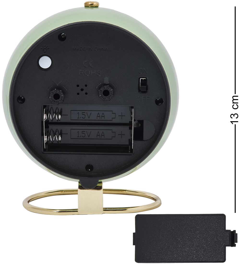 GAEM Art CL-71/1 Будильник «Шар» салатовый