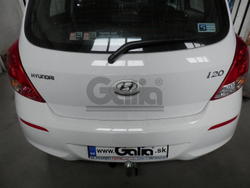 Оцинкованный фаркоп на Hyundai i20 2008-2014 (без электрики), Galia H080A