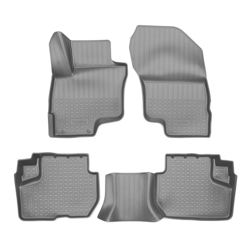 Ковры в салон Norplast/Unidec для Mitsubishi Outlander (2021-) Полиуретан, Серый, 3D ковры, арт.NPA11-C59-512-2-G