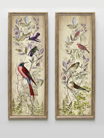 Картины на стену для интерьера в раме набор 2 шт 19*51 см