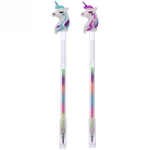 Ручка гелевая, многоцветная «Единорожек Луна», 4 цвета, 18,5 см