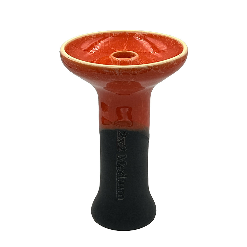 Чаша 2x2 - Medium Phunnel Glaze Black-Red