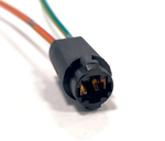 Разъем питания для лампы T5/W2*4.6d (пластиковый поворотный с проводами)