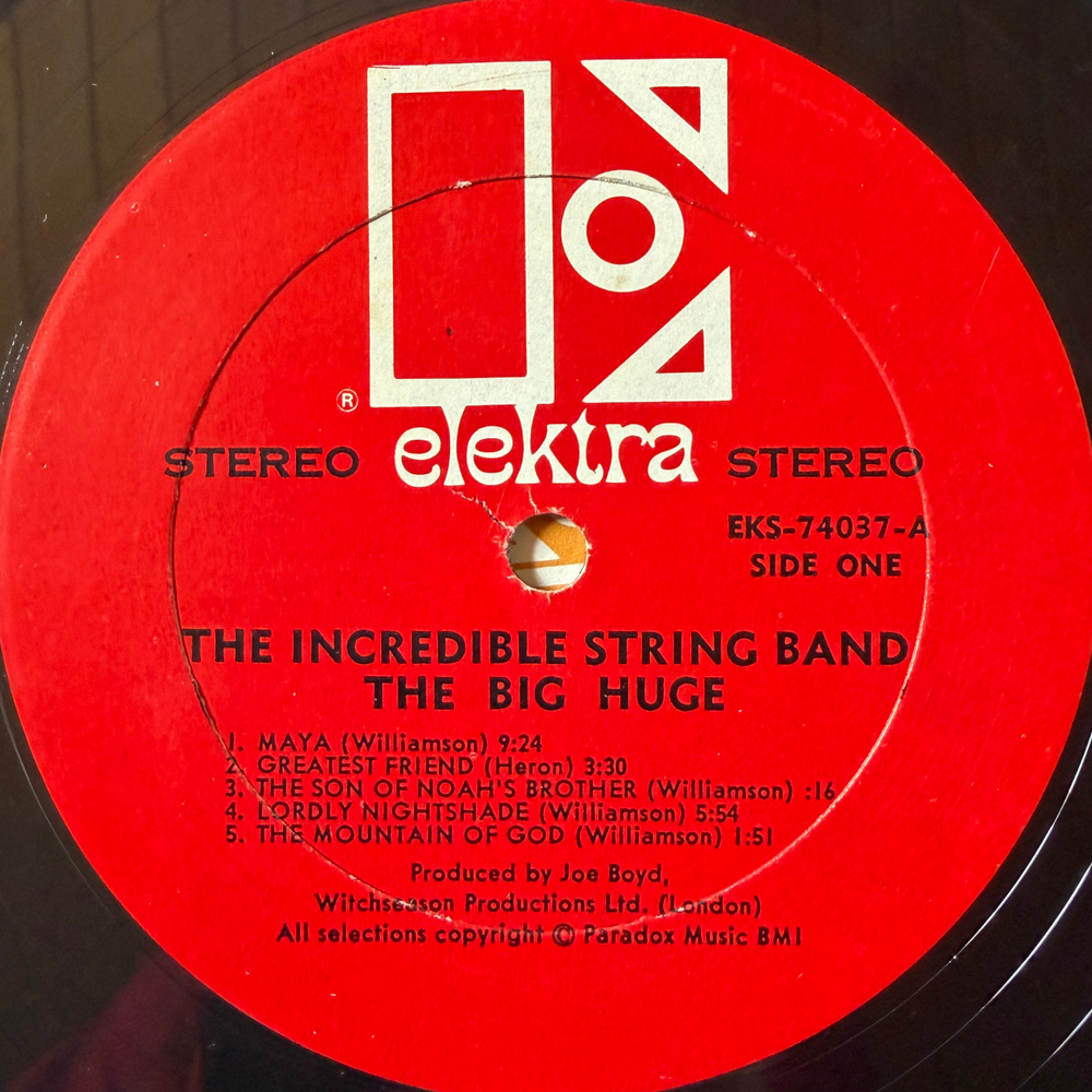 The Incredible String Band ‎– The Big Huge (США 1969г.) Т