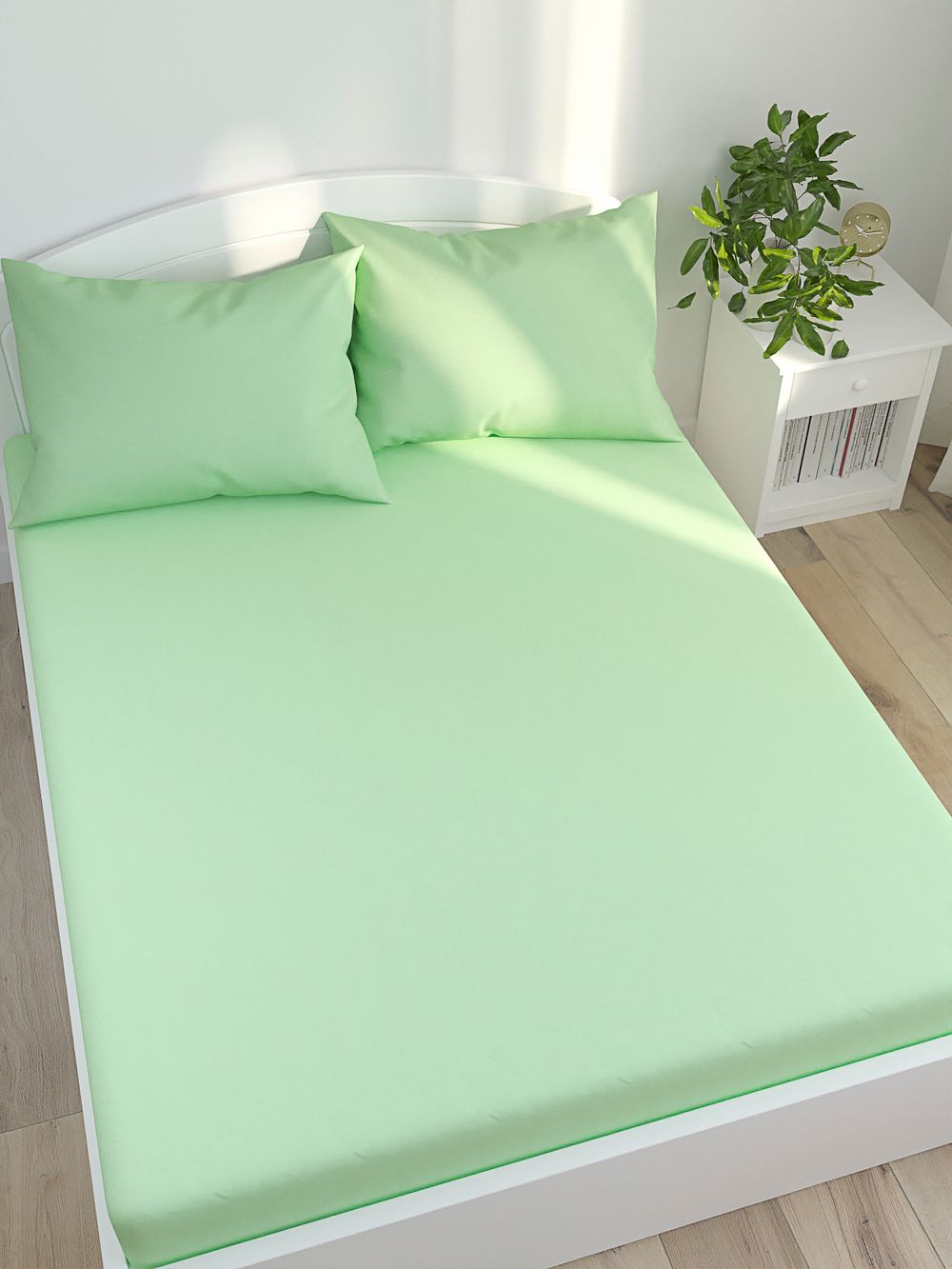 Простынь на резинке Milky Garden "LIME CREAM" 90х200 см