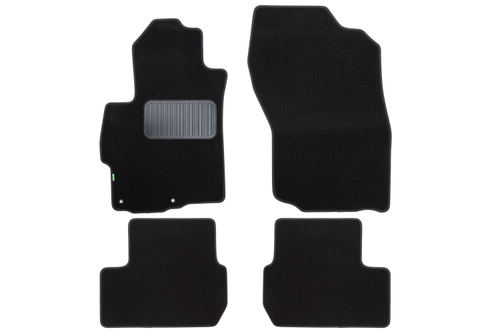 Коврики в салон для MITSUBISHI Lancer X 2007-2010, 2011-2015, 2015-2017, седан, 4 шт. (текстиль) KLEVER02352701210KH