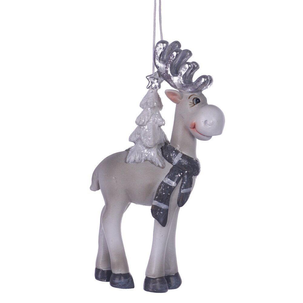 GAEM Фигурка декоративная подвесная "Олень", L5,5 W2,5 H11 см, 2в.