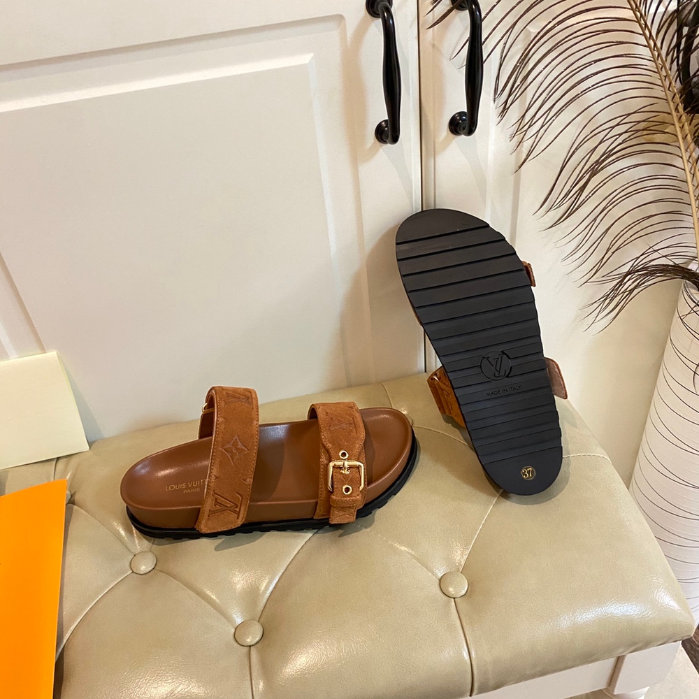 Louis Vuitton Bom Dia Flat Comfort Mule
