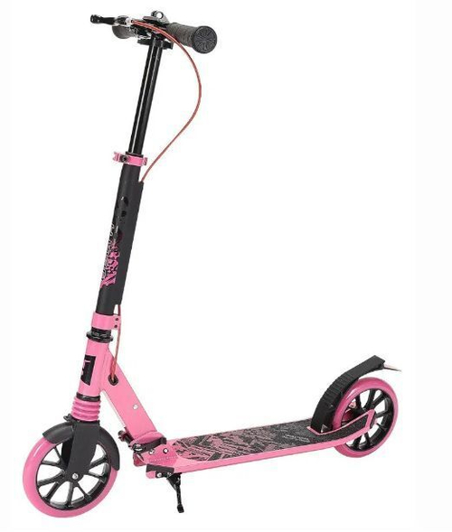 Самокат Tech Team Delta pink 1/4 розовый